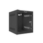 ARMARIO LANBERG MURAL RACK 10" 4U/280X310 FLAT PACK NEGRO PUERTA CRISTAL