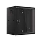 ARMARIO LANBERG MURAL RACK 19" 9U 450 FLAT PACK ENSAMBLAJE RAPIDO NEGRO