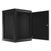 ARMARIO LANBERG MURAL RACK 19" 12U/600X600 FLAT PACK AUTOENSA NEGRO PTA METALICA