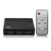 CONMUTADOR EWENT HDMI 3 PUERTOS 4K 30HZ  USB MANDO A DISTANCIA