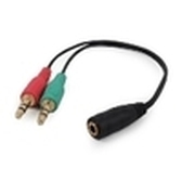 ADAPTADOR GEMBIRD 2x 3.5MM A 4 PIN SOCKET