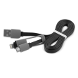 CABLE ADAPTADOR 1LIFE USB 2 EN 1 FLAT NEGRO