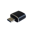 MINI ADAPTADOR AISENS USB 3.1 GEN2 3A TIPO USB-C M-A H NEGRO