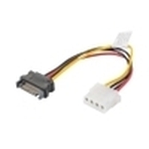 CABLE ALIMENTACION LANBERG MOLEX HEMBRA/SATA MACHO 15CM