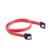 CABLE SATA III LANBERG 6GB/S HEMBRA HEMBRA CLIP METAL 30CM ROJO