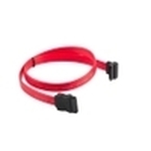 CABLE SATA III LANBERG 6GB/S HEMBRA HEMBRA ANGULO 0.5M ROJO