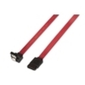 CABLE AISENS SATA III DATOS 6G DATOS ACODADO ANCLAJES ROJO 0.5M