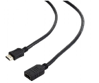 CABLE HDMI GEMBIRD EXTENSION MACHO HEMBRA V2.0 ALTA VELOCIDAD CON ETHERNET 0,5M