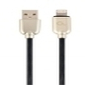 CABLE DE DATOS Y CARGA GEMBIRD 8 PINES DE CAUCHO PREMIUM, 1 M, NEGRO