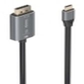 CABLE CONVERSOR AISENS BIDIRECCION USB-C A DISPLAYPORT 8K@60HZ 1.8M