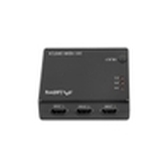 SWITCH VIDEO LANBERG 3 X HDMI + MICRO USB NEGRO CONTROL REMOTO