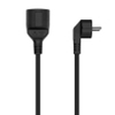 CABLE AISENS ALARGADOR ALIMENTACION SCHUKO CEE7/M-CEE7/H 2mts