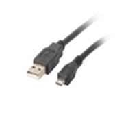 CABLE USB LANBERG 2.0 MACHO/MICRO USB MACHO 1M NEGRO