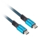CABLE USB-C 4.0 LANBERG MACHO/MACHO 1.2M 100W 8K 30HZ NEGRO/AZUL