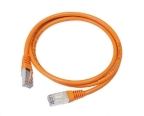 Cable CAT5E UTP moldeado 0,5m Naranja