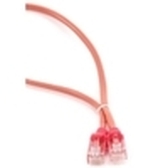 Cable CAT5E UTP moldeado 0,25m Rojo