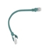 CABLE RED LANBERG LATIGUILLO CAT.6 UTP 0.25M VERDE FLUKE  PASSED