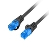CABLE RED LANBERG LATIGUILLO CAT.6A S/FTP LSZH CCA 3M NEGRO FLUKE  PASSED