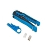 KIT LANBERG NETWORK CON CRIMPADORA Y STRIPPING, CONECTORES RJ45