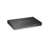 SWITCH ZYXEL 28 PUERTOS SMART MANAGED SERIE GS POE 24X GB COBRE 4X GB DUAL
