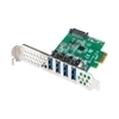 TARJETA PCI EXPRESS LANBERG X1 A 4X USB-A 3,1 GEN1 LOW PROFILE