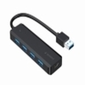 CONCENTRADOR GEMBIRD USB 3.1 (GEN.1) DE 4 PUERTOS