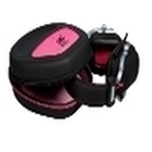 FUNDA AURICULARES GAMING PORT AROKH NEGRO/ROSA