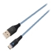 CABLE DE CARGA EGOGEAR SCH10 TYPE-C 3M  TRENZADO BLANCO/AZUL-PS5