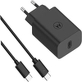 CARGADOR DE PARED MOTOROLA 30W 1XUSB-C + CABLE
