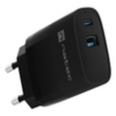 CARGADOR NATEC RIBERA GAN 30W PD3.0 QC3.0 1XUSB-A + 1XUSB-C NEGRO