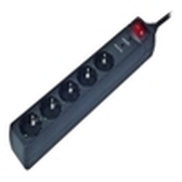 REGLETA GEMBIRD 5 TOMAS PROTECCION ANTIPICOS NEGRO 1,5M