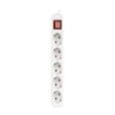 REGLETA LANBERG 5 TOMAS SCHUKO CON PROTECION BLANCA 3M