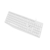 TECLADO NATEC NAUTILUS SLIM LAYOUT 106 TECLAS BLANCO