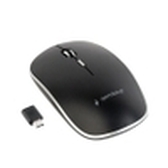 RATON OPTICO GEMBIRD INALAMBRICO 1600 DPI  NEGRO 4 BOTONES (RECEPTOR TIPO)