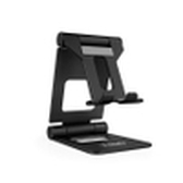 SOPORTE SOBREMESA TOOQ PARA TELEFONO/TABLET PLEGABLE SLIM NEGRO