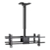 SOPORTE TECHO TOOQ 2 PANTALLAS 43-86" XL NEGRO