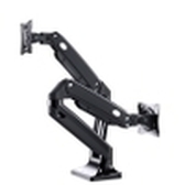 BRAZO DE MONITOR GEMBIRD PARA 2 PANTALLAS DE ESCRITORIO AJUSTABLE 17-32 PULG