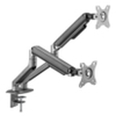 BRAZO DE MONITOR GEMBIRD PARA 2 PANTALLAS DE ESCRITORIO GRIS ESPACIAL