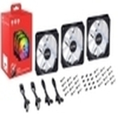 VENTILADOR CAJA XPG VENTOR 120MM NEGRO RGB X3